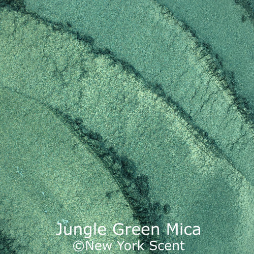 Jungle Green mica powder colorant from New York Scent