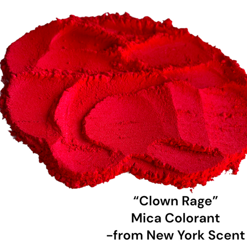 "Clown Rage" Scarlet Red Mica Colorant from New York Scent