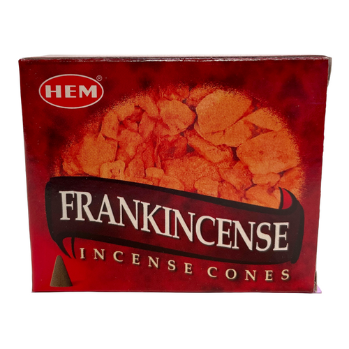 HEM Frankincense Incense Cones, 10 pc