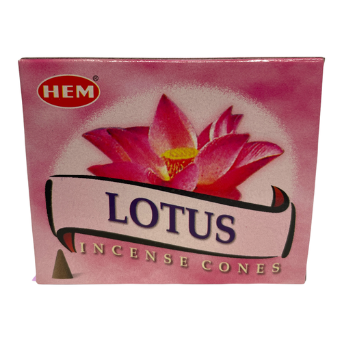 HEM Lotus Incense Cones, 10 pc