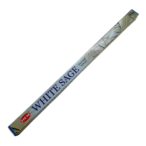 White Sage Incense Sticks by HEM. Made in India. Sold by The Purple Hippy