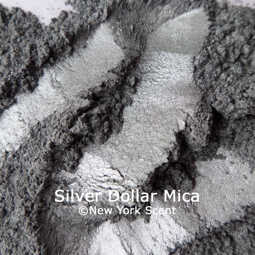 Silver Dollar mica powder colorant from New York Scent