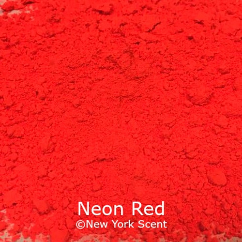 Neon Red Fluorescent Pigment - Soap Colorant from New York Scent