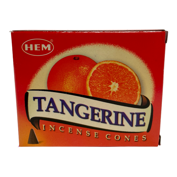 HEM Precious Tangerine Incense Cones, 10 pc