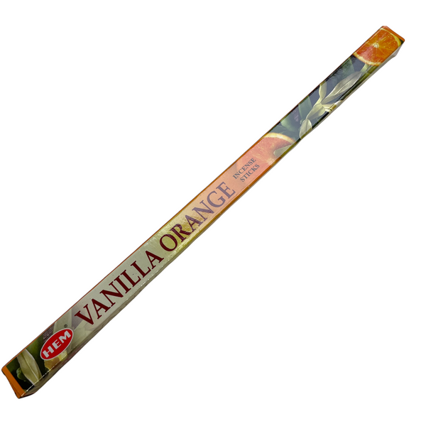 Vanilla Orange Incense Sticks by HEM. Made in India. Sold by The Purple Hippy