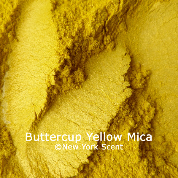 Buttercup Yellow mica powder colorant from New York Scent