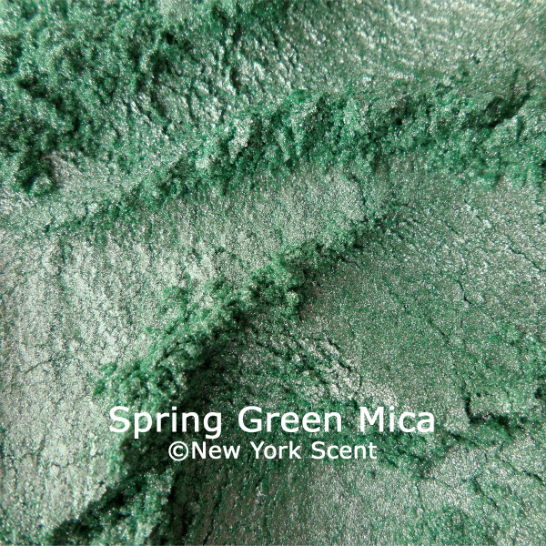 Spring Green mica powder color from New York Scent