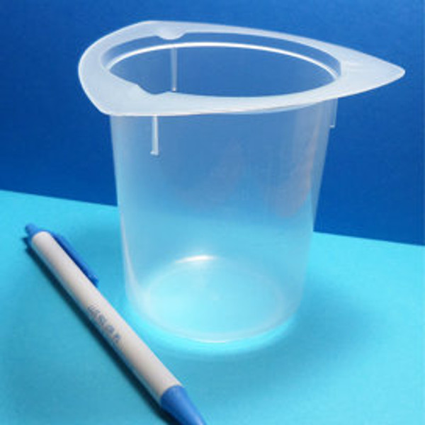 Tri-Corner Plastic Beaker, 250 ml / 8 oz