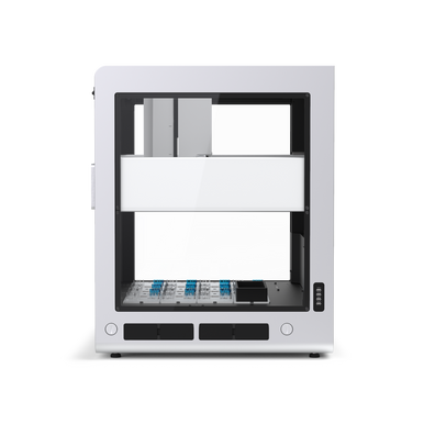 The Opentrons Flex liquid handling robot. Capable of automating applications such as NGS library prep, Nucleic Acid Isolation & Extractions, Protein Purification, PCR, ELISA, and many more.