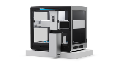 Opentrons Flex Waste Chute with the Opentrons Flex liquid handling robot