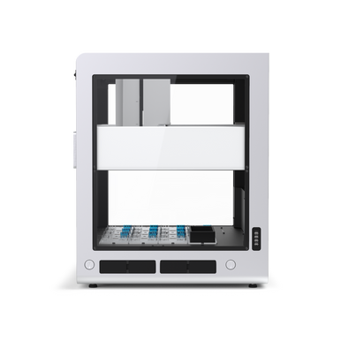 The Opentrons Flex liquid handling robot. Capable of automating applications such as NGS library prep, Nucleic Acid Isolation & Extractions, Protein Purification, PCR, ELISA, and many more.