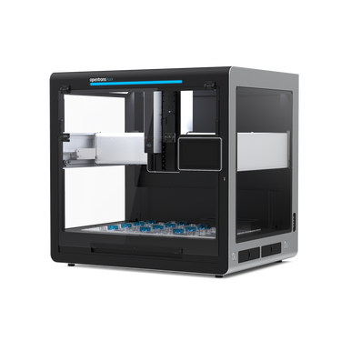 The Flex Prep robot with 1-Channel pipette. Simple, quick sample preparation to save time within your lab.