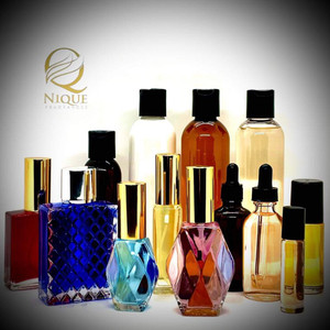 Q’Nique Fragrances bottle selection.
