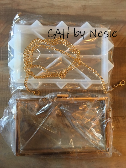 Rectangle clutch purse mold