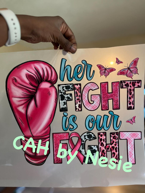 Her fight is our fight breast CA t shirt 