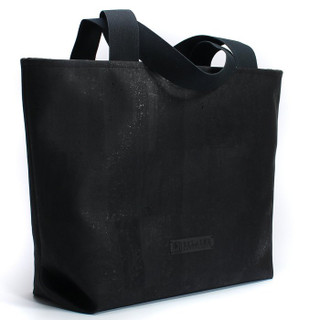 Shopper  grote tas van kurk - Zwart