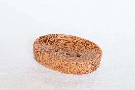 Kokoshouten zeepschaal