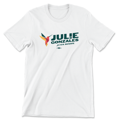 Julie Gonzales (Unisex White Tee)