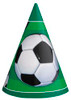 3D SOCCER 8 PARTY HATS