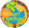 JUNGLE PARTY 45cm (18") FOIL BALLOON PACKAGED
