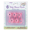 BABY RATTLE 2.5'' PINK FAVORS 