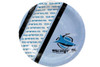 NRL PARTY PLATES SHARKS 6PK 24CM