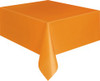 ORANGE METEOR PLASTIC TABLECOVER RECTANGLE 137cm X 274cm (54" X 108")