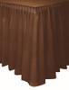 BROWN PLASTIC TABLESKIRT 73cm X 4.3m (29"X14')