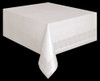 WHITE PAPER POLY TABLECOVER 137cm X 274cm (54" X 108")
