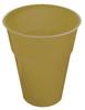 GOLD 12 X 270ml (9oz) PLASTIC CUPS