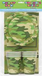 CAMO PARTY PACK FOR 8