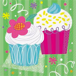 CUPCAKE 16 LUNCHEON NAPKINS