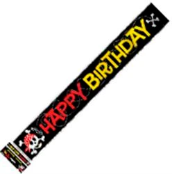 PIRATE FUN FOIL BANNER 3.6m (12')