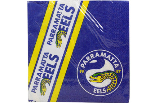 NRL PARTY NAPKINS EELS 12PK 33*33CM