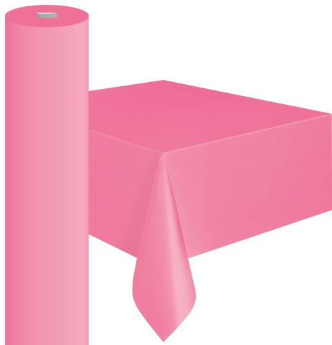 MAGENTA METEOR PLASTIC TABLECOVER ROLL 122cm W X 30m L (48"X100')