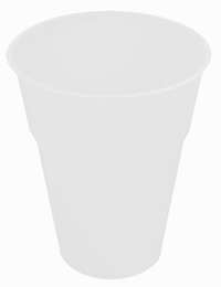 WHITE 12 X 270ml (9oz) PLASTIC CUPS