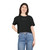 Women's Black Crop Tee