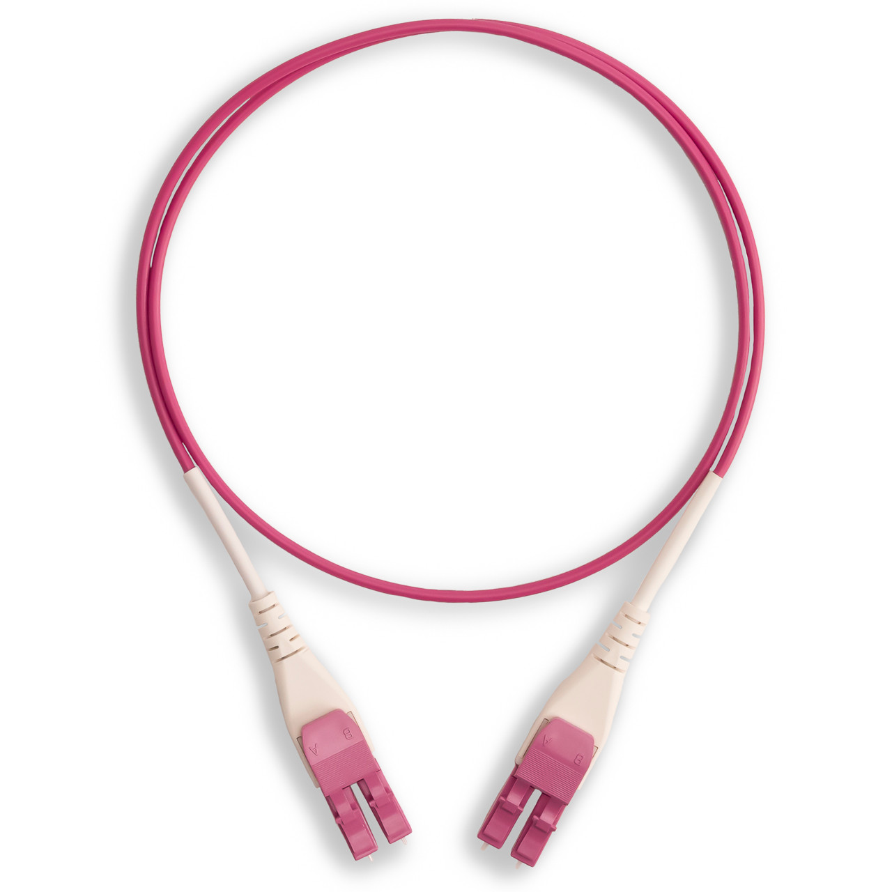 ULTRALiiT™ ERIKA VIOLET LC TO LC MULTIMODE OM4 DUPLEX FIBER OPTIC PATCH ...