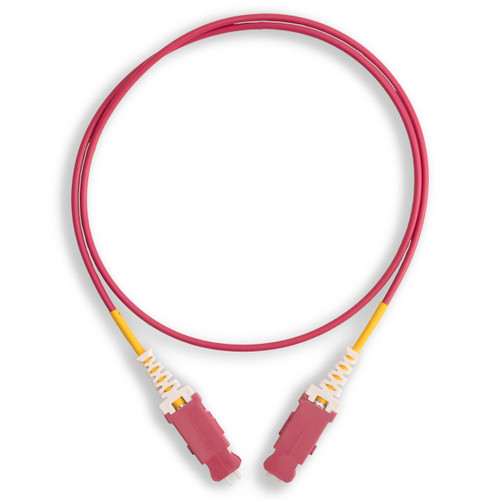 ULTRALiiT™ ERIKA VIOLET SN® TO SN® MULTIMODE OM4 DUPLEX FIBER OPTIC PATCH CORD