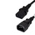 Power Cord IEC-60320-C14 to IEC-60320-C13 250V/10A 0.7M, 1.5M or 2.5M Black SJTW 17AWG