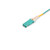 ULTRALiiT™ AQUA LC TO SN® MULTIMODE OM4 DUPLEX FIBER OPTIC PATCH CORD