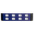 64-PORT ULTRALiiT™ MPO/MTP TO LC BLUE FRONT-PLATE LINEAR PATCH PANEL
