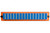 64-PORT ULTRALiiT™ MPO/MTP TO LC ORANGE FRONT-PLATE LINEAR PATCH PANEL