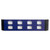 64-PORT ULTRALiiT™ LC TO LC BLUE FRONT-PLATE LINEAR PATCH PANEL
