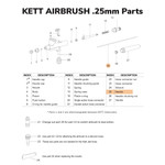 Airbrush Needle .25 mm
