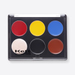 Kett Fixx Creme Pro Palette Color Theory in six shades