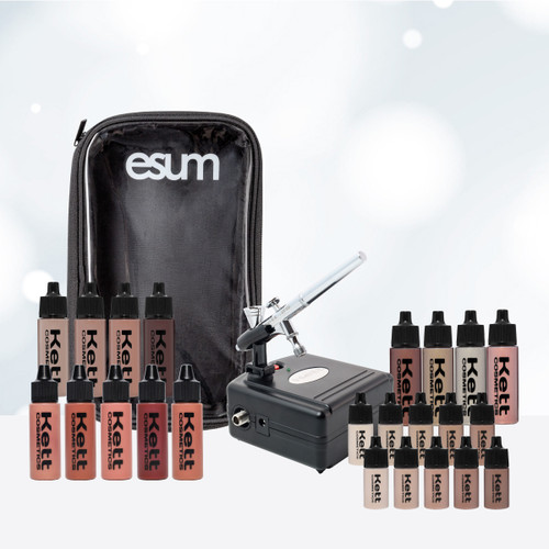 Kett Mini Jett Starter Kit with airbrush and hydro makeup