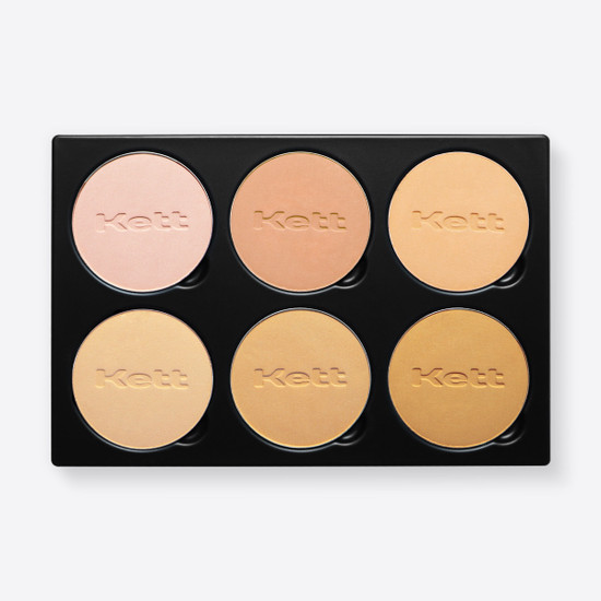 Kett Fixx Powder Foundation Pro Palette Light Medium