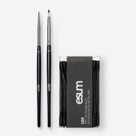 Esum Liner Perfecting Trio Brush and Detailing Bud