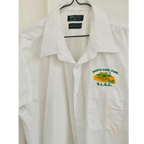 05 White Business Shirt NCC Branded - Adult